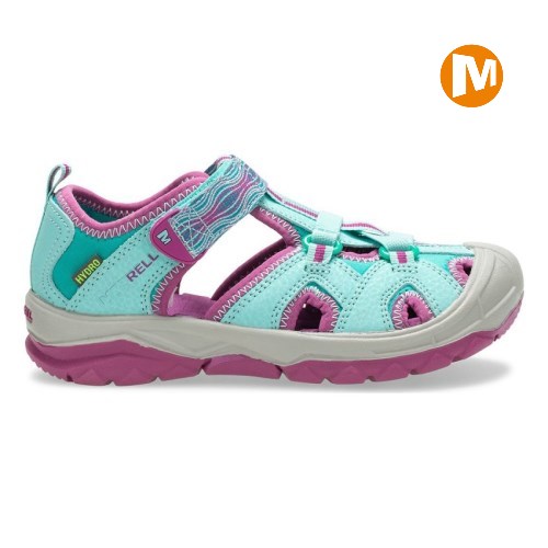 Merrell Hydro Sandalen Kinder Türkis/Rosa [DE-NBXCM]